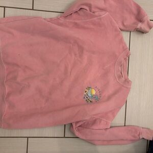 Billabong Pink Sweatshirt with Embroidered Design